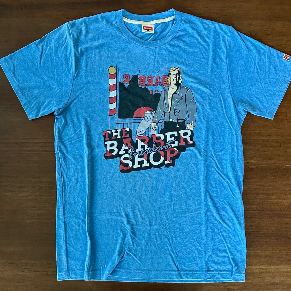 HOMAGE WWF/WWE Shawn Michaels The Barber Shop Incident T-Shirt